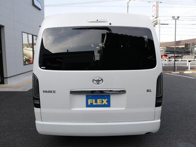 ハイエースワゴン GL ロング ネクロスシートアレンジ施工オリジナルフロントスポイラーオリジナルオーバーフェンダーオリジナルLEDテールオリジナル17インチアルミ1.5インチローダウンアルパインBIG-X11インチナビフリップダウン(6枚目)