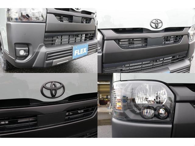 ハイエースバン ロングスーパーGL オリジナルフロントバンパーオリジナルオーバーフェンダーオリジナルLEDテールオリジナル16インチアルミオープンカントリー16インチタイヤアルパインBIG-X11インチナビビルトインETC2.0装備(9枚目)