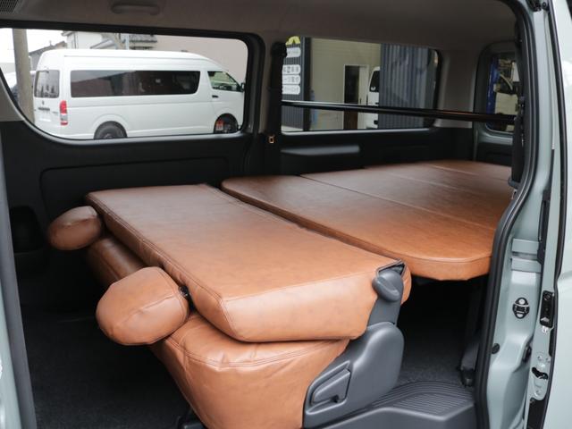 ハイエースバン ロングスーパーGL オリジナルフロントバンパーオリジナルオーバーフェンダーオリジナルLEDテールオリジナル16インチアルミオープンカントリー16インチタイヤアルパインBIG-X11インチナビビルトインETC2.0装備(28枚目)