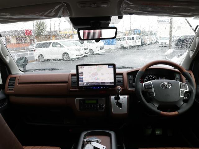 ハイエースバン ロングスーパーGL オリジナルフロントバンパーオリジナルオーバーフェンダーオリジナルLEDテールオリジナル16インチアルミオープンカントリー16インチタイヤアルパインBIG-X11インチナビビルトインETC2.0装備(29枚目)