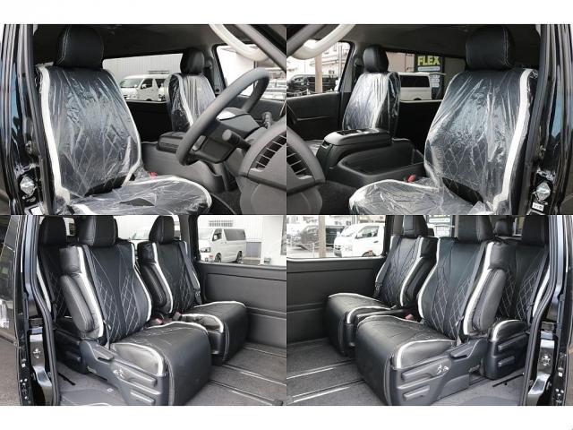 ハイエースワゴン GL ロング ファインテックツアラー オリジナルフロントスポイラーオリジナルオーバーフェンダーオリジナルLEDテール1.5インチダウンオリジナル17インチアルミアルパインBIG-X11インチ12.8フリップダウンモニターETC2.0装備(18枚目)