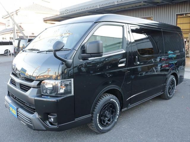 ハイエースワゴン GL Ver1シートアレンジ施工オリジナルフロントバンパーオリジナル16インチアルミオリジナルオーバーフェンダーオリジナルLEDテールライトアルパインBIG-X11インチナビ12.8フリップダウンモニター(7枚目)