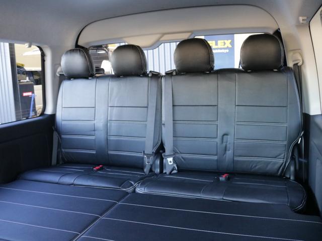 ハイエースワゴン GL Ver1シートアレンジ施工オリジナルフロントバンパーオリジナル16インチアルミオリジナルオーバーフェンダーオリジナルLEDテールライトアルパインBIG-X11インチナビ12.8フリップダウンモニター(24枚目)