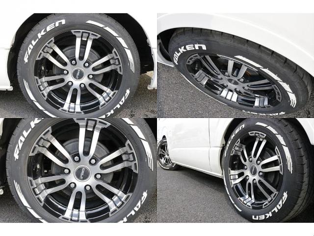 ハイエースワゴン 　Ｖｅｒ１シートアレンジ施工オリジナルフロントスポイラーオリジナルオーバーフェンダーオリジナル１７インチアルミオリジナルＬＥＤテールアルパインＢＩＧ－Ｘ１１インチナビアルパインフリップダウンモニター装備（13枚目）