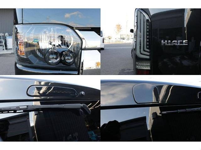 ハイエースバン オリジナルフロントスポイラー2インチローダウンオリジナルLEDテールライトオリジナル17インチアルミナスカー17インチタイヤオリジナルワークタイプベットKIT純正7インチSDナビバックカメラ装備(12枚目)