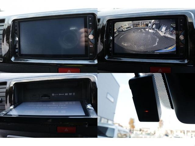 ハイエースバン オリジナルフロントスポイラー2インチローダウンオリジナルLEDテールライトオリジナル17インチアルミナスカー17インチタイヤオリジナルワークタイプベットKIT純正7インチSDナビバックカメラ装備(15枚目)