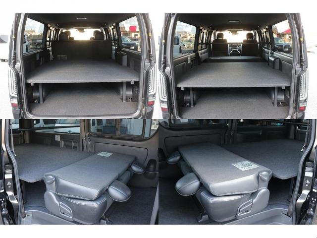 ハイエースバン オリジナルフロントスポイラー2インチローダウンオリジナルLEDテールライトオリジナル17インチアルミナスカー17インチタイヤオリジナルワークタイプベットKIT純正7インチSDナビバックカメラ装備(19枚目)