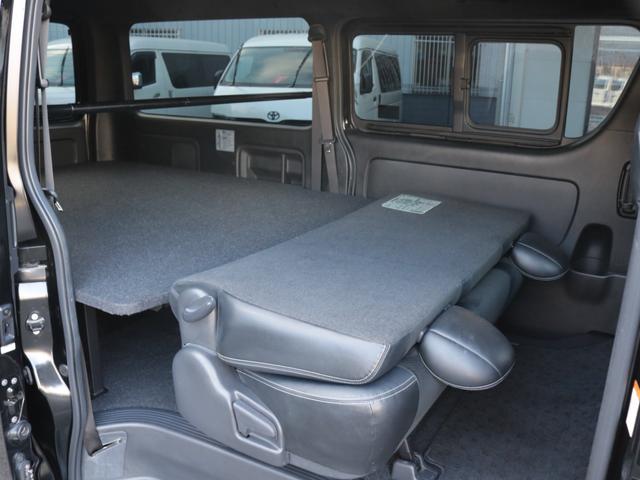 ハイエースバン オリジナルフロントスポイラー2インチローダウンオリジナルLEDテールライトオリジナル17インチアルミナスカー17インチタイヤオリジナルワークタイプベットKIT純正7インチSDナビバックカメラ装備(27枚目)