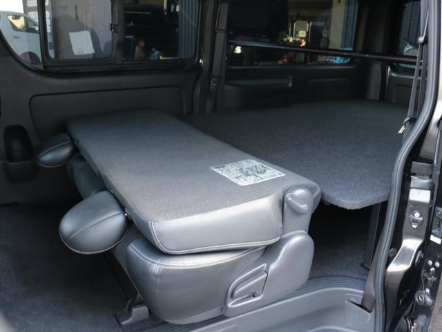 ハイエースバン オリジナルフロントスポイラー2インチローダウンオリジナルLEDテールライトオリジナル17インチアルミナスカー17インチタイヤオリジナルワークタイプベットKIT純正7インチSDナビバックカメラ装備(28枚目)