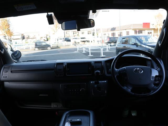 ハイエースバン オリジナルフロントスポイラー2インチローダウンオリジナルLEDテールライトオリジナル17インチアルミナスカー17インチタイヤオリジナルワークタイプベットKIT純正7インチSDナビバックカメラ装備(29枚目)