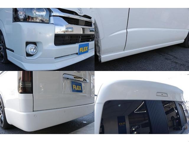 ハイエースワゴン オリジナルフロントスポイラーオリジナルオーバーフェンダーオリジナル18インチアルミ2.5インチダウンレガンスLEDテールアルパインBIG-X11インチナビアルパイン12.8フリップダウンETC2.0(10枚目)