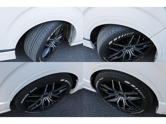 ハイエースワゴン オリジナルフロントスポイラーオリジナルオーバーフェンダーオリジナル18インチアルミ2.5インチダウンレガンスLEDテールアルパインBIG-X11インチナビアルパイン12.8フリップダウンETC2.0(12枚目)