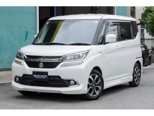 ソリオバンディット ハイブリッドMV 自社整備工場3年自社保証付 両側電動スライドドア ナビ TVフルセグ Bluetooth バックカメラ ETC LEDヘッドライト 純正アルミ シートヒーター バッテリー新品交換 エンジオイル交換(53枚目)
