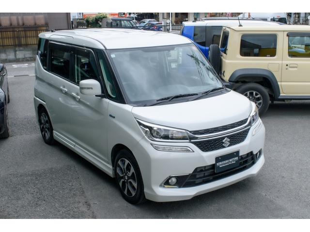 ソリオバンディット ハイブリッドMV 自社整備工場3年自社保証付 両側電動スライドドア ナビ TVフルセグ Bluetooth バックカメラ ETC LEDヘッドライト 純正アルミ シートヒーター バッテリー新品交換 エンジオイル交換(57枚目)