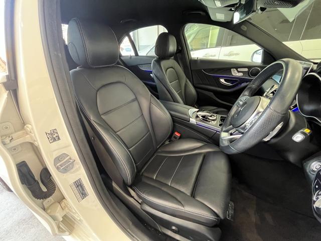 Ｃクラス Ｃ２００アバンギャルド　ＡＭＧライン　黒革　ＢＳＭ　純正ナビ（Ｂｌｕｅｔｏｏｔｈ／ＣａｒＰｌａｙ／フルセグ）　衝突被害軽減システム　バックカメラ　ＡＣＣ　ＬＫＡ　パーキングアシスト　パワーシート　シートヒーター　エアサスペンション（36枚目）