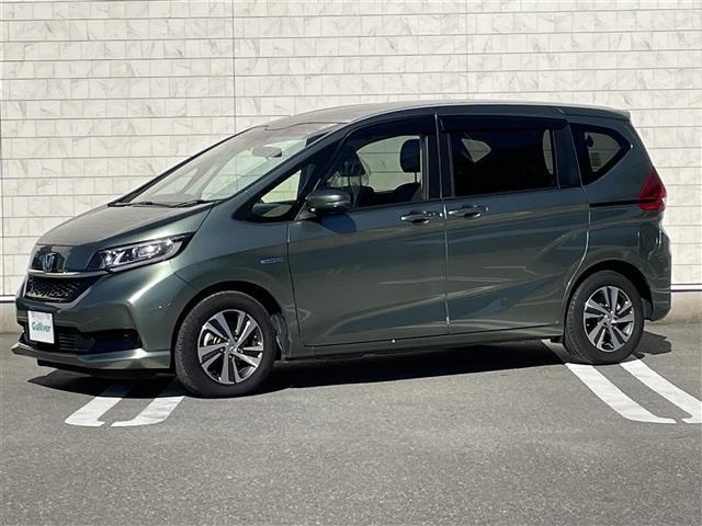 フリードハイブリッド ハイブリッド・Gホンダセンシング 社外8型SDナビ(フルセグTV/CD/DVD/BT) ホンダセンシング フリップダウンモニター 両側パワスラ クルコン ドラレコ ETC シートヒーター USB 純正LED 純正アルミホイール(33枚目)