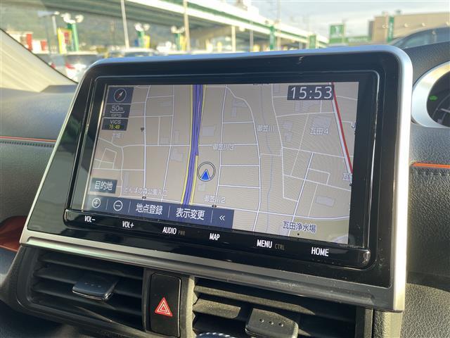 シエンタ ハイブリッドG クエロ 純正9型SDナビ【フルセグTV・CD・DVD・BT】 全方位バックカメラ トヨタセーフティー コーナーセンサー 両側パワスラ クルーズコントロール ドライブレコーダー【前後】 ETC USBポート 純(4枚目)