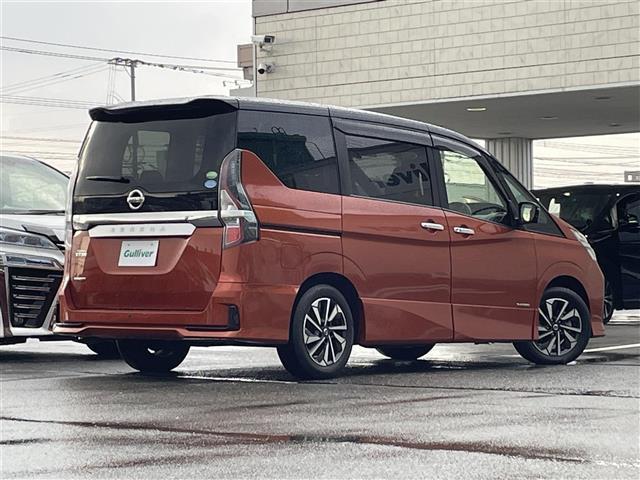 セレナ ハイウェイスター V 純正10型SDナビ(フルセグTV/CD/DVD/BT) 全方位 コーナーセンサー ブラインドスポット フリップダウンモニター ドラレコ プロパイロット 両側電動 ETC 純正フロアマット 純正LED(33枚目)