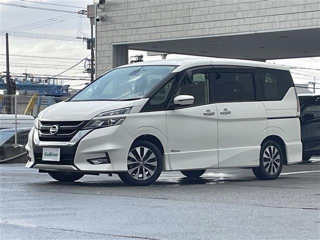 セレナ ハイウェイスター Vセレクション 純正9型SDナビ(フルセグTV/CD/DVD/BT) エマージェンシーブレーキ 後席フリップダウンモニター 両側電動 クルコン ドラレコ ETC 純正LED 純正アルミホイール プッシュスタート(33枚目)