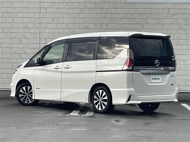 セレナ ハイウェイスター Vセレクション 純正9型SDナビ(フルセグTV/CD/DVD/BT) エマージェンシーブレーキ 後席フリップダウンモニター 両側電動 クルコン ドラレコ ETC 純正LED 純正アルミホイール プッシュスタート(34枚目)