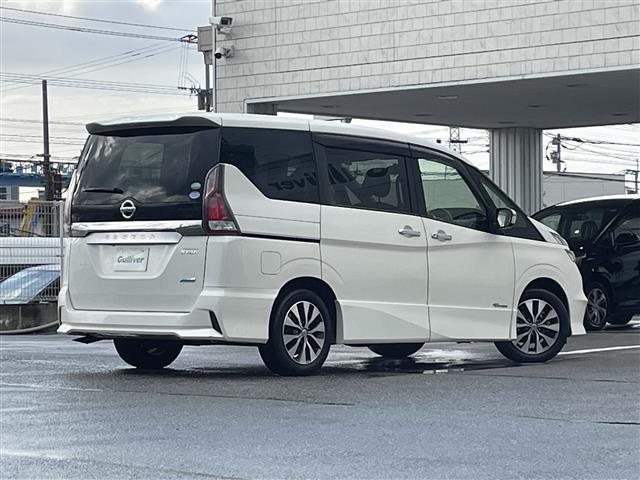 セレナ ハイウェイスター Vセレクション 純正9型SDナビ(フルセグTV/CD/DVD/BT) エマージェンシーブレーキ 後席フリップダウンモニター 両側電動 クルコン ドラレコ ETC 純正LED 純正アルミホイール プッシュスタート(35枚目)