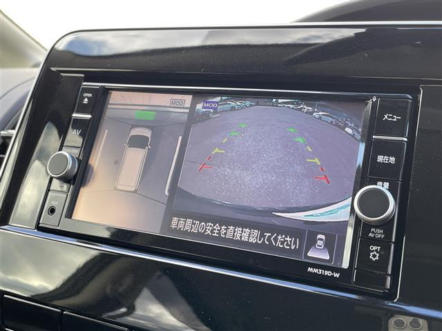 セレナ ハイウェイスターV 純正7型SDナビ(フルセグTV/CD/DVD/BT) アラウンドビューモニター フリップダウンモニター クルーズコントロール エマージェンシーブレーキ コーナーセンサー BSM 両側パワスラ(5枚目)