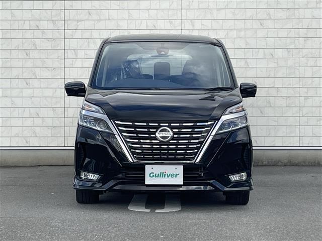 セレナ ハイウェイスターV 純正7型SDナビ(フルセグTV/CD/DVD/BT) アラウンドビューモニター フリップダウンモニター クルーズコントロール エマージェンシーブレーキ コーナーセンサー BSM 両側パワスラ(19枚目)