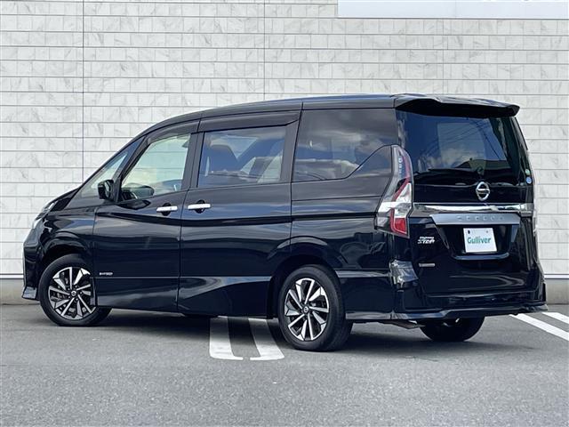 セレナ ハイウェイスターV 純正7型SDナビ(フルセグTV/CD/DVD/BT) アラウンドビューモニター フリップダウンモニター クルーズコントロール エマージェンシーブレーキ コーナーセンサー BSM 両側パワスラ(32枚目)