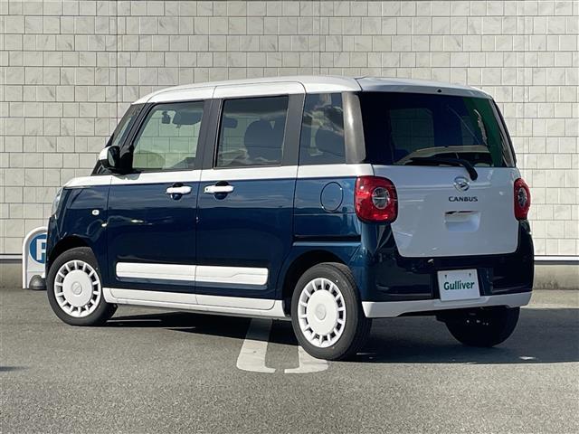 ムーヴキャンバス ストライプスＧ　社外ナビ☆全方位モニター　両側パワスラ　ＬＥＤヘッドライト　コーナーセンサー　シートヒーター　レーンキープアシ　ト　衝突軽減　スマートキー　プッシュスタート　スペアキー１本　取扱説明書　保証書（32枚目）