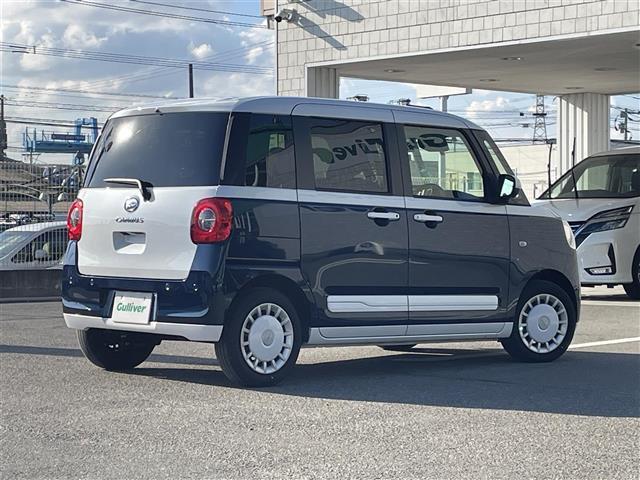 ムーヴキャンバス ストライプスＧ　社外ナビ☆全方位モニター　両側パワスラ　ＬＥＤヘッドライト　コーナーセンサー　シートヒーター　レーンキープアシ　ト　衝突軽減　スマートキー　プッシュスタート　スペアキー１本　取扱説明書　保証書（33枚目）