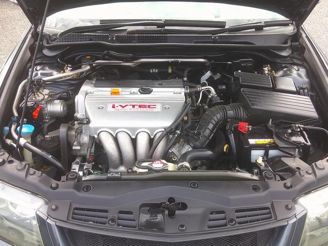 アコードワゴン タイプS 純正フルエアロ 車高調 ハーフレザーPWシート クルーズコントロール 純正電動コーナーポール HIDヘッドライト フォグ ETC キーレスキー 電動格納ウィンカードアミラー Rスポ 無限17インチAW(14枚目)