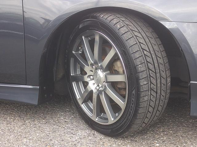 アコードワゴン タイプS 純正フルエアロ 車高調 ハーフレザーPWシート クルーズコントロール 純正電動コーナーポール HIDヘッドライト フォグ ETC キーレスキー 電動格納ウィンカードアミラー Rスポ 無限17インチAW(20枚目)