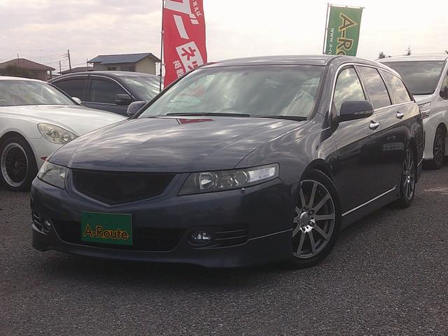 アコードワゴン タイプS 純正フルエアロ 車高調 ハーフレザーPWシート クルーズコントロール 純正電動コーナーポール HIDヘッドライト フォグ ETC キーレスキー 電動格納ウィンカードアミラー Rスポ 無限17インチAW(21枚目)