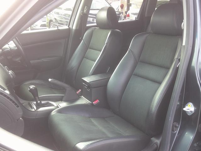 アコードワゴン タイプS 純正フルエアロ 車高調 ハーフレザーPWシート クルーズコントロール 純正電動コーナーポール HIDヘッドライト フォグ ETC キーレスキー 電動格納ウィンカードアミラー Rスポ 無限17インチAW(30枚目)