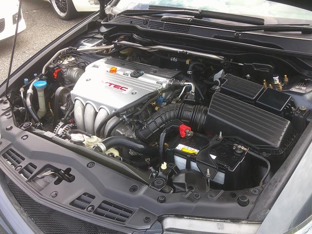 アコードワゴン タイプS 純正フルエアロ 車高調 ハーフレザーPWシート クルーズコントロール 純正電動コーナーポール HIDヘッドライト フォグ ETC キーレスキー 電動格納ウィンカードアミラー Rスポ 無限17インチAW(40枚目)