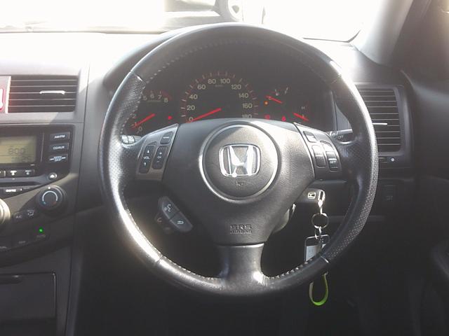 アコードワゴン タイプS 純正フルエアロ 車高調 ハーフレザーPWシート クルーズコントロール 純正電動コーナーポール HIDヘッドライト フォグ ETC キーレスキー 電動格納ウィンカードアミラー Rスポ 無限17インチAW(48枚目)