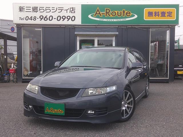 アコードワゴン タイプS 純正フルエアロ 車高調 ハーフレザーPWシート クルーズコントロール 純正電動コーナーポール HIDヘッドライト フォグ ETC キーレスキー 電動格納ウィンカードアミラー Rスポ 無限17インチAW(61枚目)