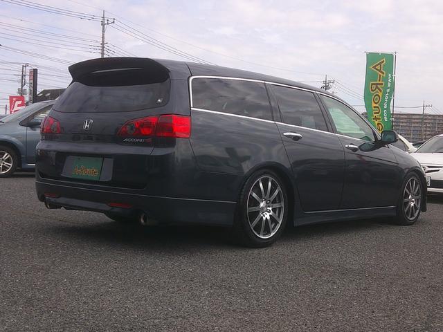 アコードワゴン タイプS 純正フルエアロ 車高調 ハーフレザーPWシート クルーズコントロール 純正電動コーナーポール HIDヘッドライト フォグ ETC キーレスキー 電動格納ウィンカードアミラー Rスポ 無限17インチAW(62枚目)