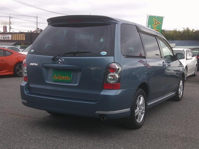 ＭＰＶ スポーツ　純正フルエアロ　ルーフスポイラー　両側スライドドア　ＳＡＮＹＯ製ＨＤＤナビゲーション　ＥＴＣ　電動格納ドアミラー　キーレスキー　スペアキー　純正１６インチアルミホイール　車検令和８年９月２５日迄（5枚目）