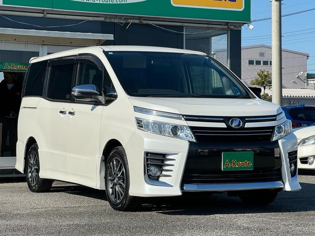 ヴォクシー ＺＳ　煌　ワンオーナー　純正フルエアロ　純正９インチＳＤナビ　バックカメラ　フルセグＴＶ　純正後席フリップダウンモニター　スマートキー＆ＰＵＳＨスタート　両側パワースライドドア　ニーＳＲＳ　純正１６インチＡＷ（15枚目）