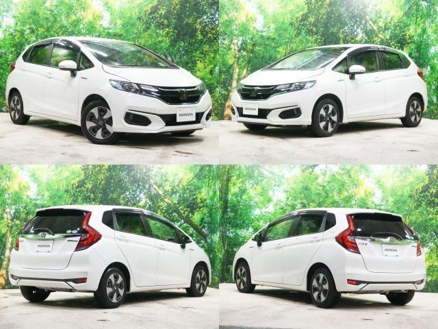 フィットハイブリッド F 衝突軽減ブレーキ レーダークルーズ レーンキープアシスト 社外メモリナビ スマートキー DVDビデオ再生 プッシュスタート ETC ドライブレコーダー ウインカーミラー WSRS ABS(2枚目)