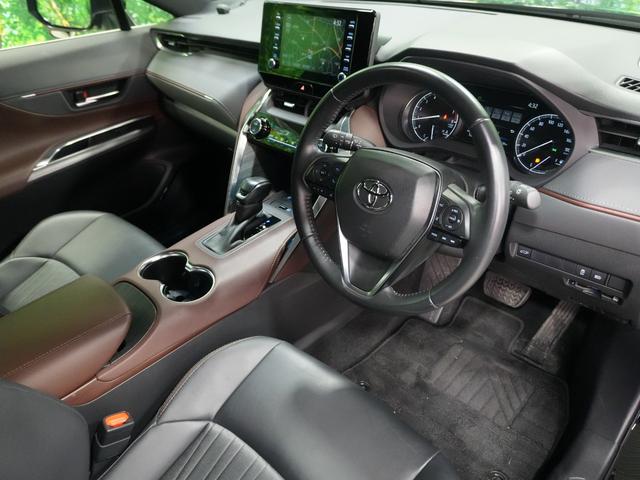 ハリアー G 純正ディスプレーオーディオ マップ付 フルセグTV プリクラッシュ レーダークルーズ BSM デジタルインナーミラー LKA AHB パワーバックドア ETC2.0 純正18インチ ハーフレザー(35枚目)