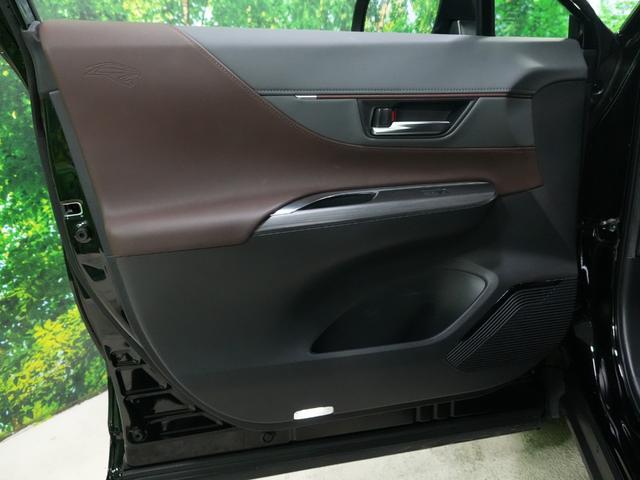 ハリアー G 純正ディスプレーオーディオ マップ付 フルセグTV プリクラッシュ レーダークルーズ BSM デジタルインナーミラー LKA AHB パワーバックドア ETC2.0 純正18インチ ハーフレザー(36枚目)