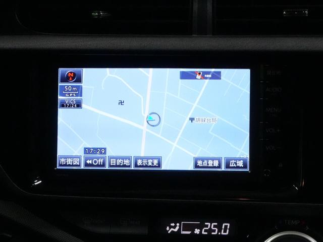 アクア X-アーバン 純正SDナビ ワンセグTV ハーフレザー シートヒーター ナノイー スマートキー 純正16インチ ルーフレール ビルトインETC プッシュスタート ウインカーミラー バックカメラ(9枚目)