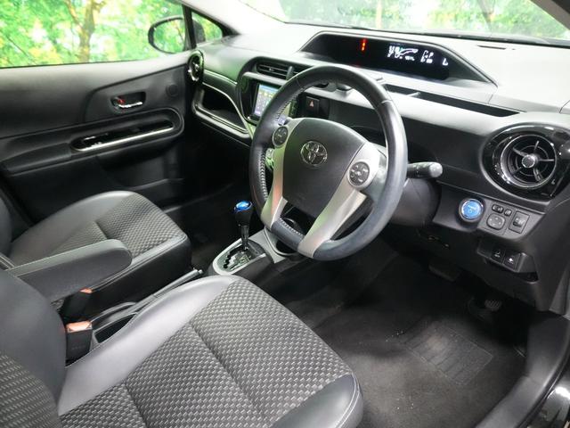 アクア X-アーバン 純正SDナビ ワンセグTV ハーフレザー シートヒーター ナノイー スマートキー 純正16インチ ルーフレール ビルトインETC プッシュスタート ウインカーミラー バックカメラ(34枚目)