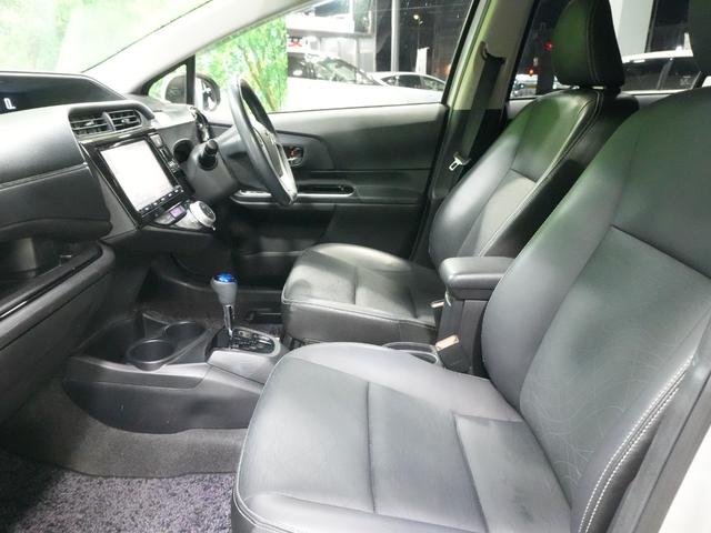 アクア Ｇブラックソフトレザーセレクション　純正９型ＳＤナビ　フルセグＴＶ　クルーズコントロール　スマートキー２個　ドライブレコーダー　バックカメラ　黒革シート　ウインカーミラー　ビルトインＥＴＣ　ＬＥＤライト　ＷＳＲＳ　ＡＢＳ（37枚目）