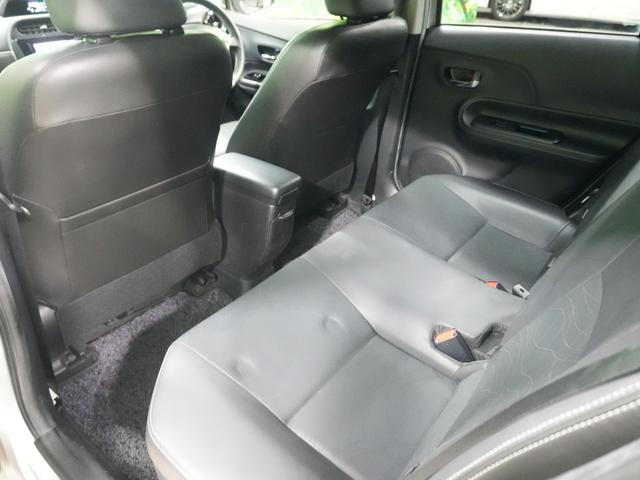 アクア Ｇブラックソフトレザーセレクション　純正９型ＳＤナビ　フルセグＴＶ　クルーズコントロール　スマートキー２個　ドライブレコーダー　バックカメラ　黒革シート　ウインカーミラー　ビルトインＥＴＣ　ＬＥＤライト　ＷＳＲＳ　ＡＢＳ（44枚目）