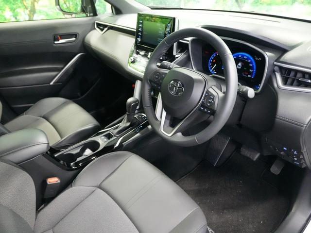 カローラクロス Z プリクラッシュ レーダークルーズ BSM レーンキープ 前後ドラレコ ハーフレザー ディスプレイオーディオ バックカメラ ETC2.0 シートヒーター スマートキー プッシュスタート(33枚目)