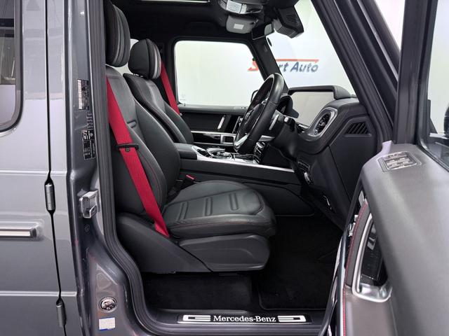 Ｇクラス Ｇ３５０ｄ　ＡＭＧライン　法人ワンオーナー　ＡＭＧライン　ラグジュアリーパッケージ　ガラスサンルーフ　ブラック本革シート（レッドステッチ）　アダプティブダンピングシステム　ブルメスターサラウンドシステム　ディーラー整備車（18枚目）