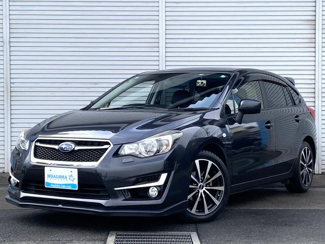 インプレッサスポーツ 1.6i-L 5速MT車 柿本改マフラー STIフロントリップ SDナビ フルセグ Bluetooth ETC Pスタート 社外アルミ タイミングチェーン HIDライト LEDフォグ 黒革シート シートヒーター(39枚目)